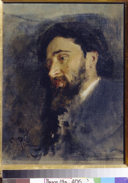 Portrait of the author Vsevolod M. Garshin (1855-1888) à Ilja Efimowitsch Repin