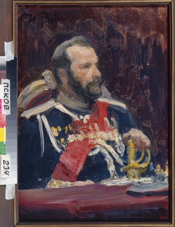 Portrait of General Alexei Nikolayevich Kuropatkin (1848-1925) à Ilja Efimowitsch Repin
