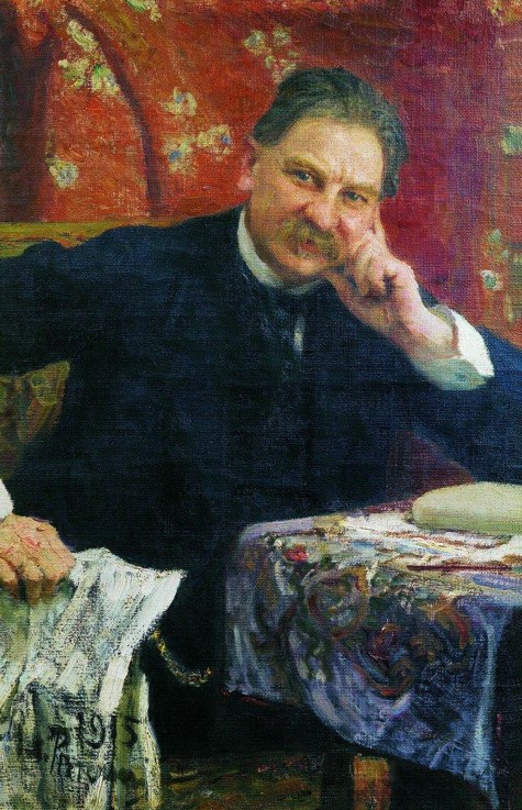 Portrait of Y.M. Vengerov à Ilja Efimowitsch Repin