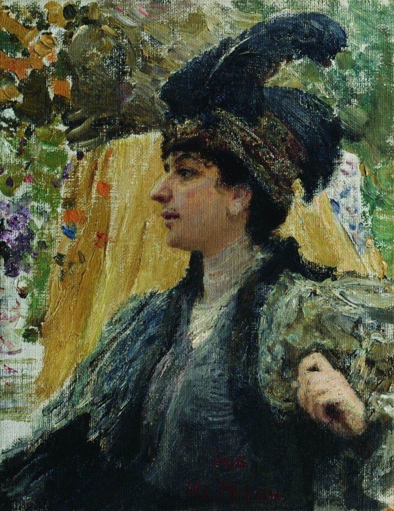 Portrait of the Painter Vera Verevkina à Ilja Efimowitsch Repin
