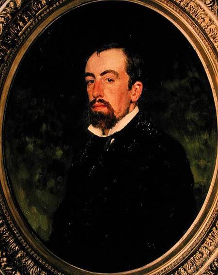 Portrait of Vasiliy Polenov (1844-1927) à Ilja Efimowitsch Repin