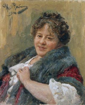 T.L.Shchepkina-Kupernik / Repin 1914