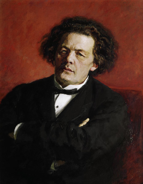 Portrait von Anton Grigoryevich Rubinstein, 1881 à Ilja Efimowitsch Repin