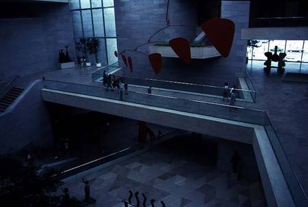 Interior of the East Wing Extension, designed à I.M.  Pei