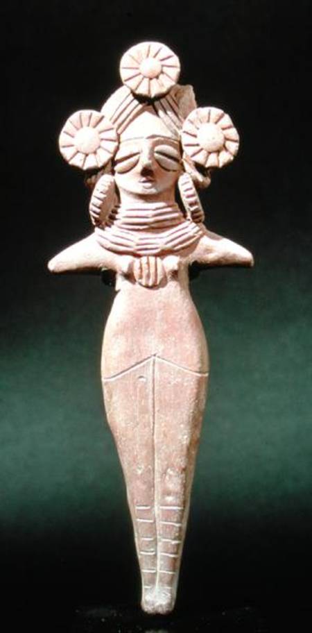 Figure of a Mother Goddess, Mauryan à Indien