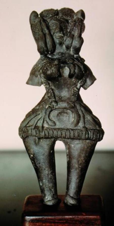 Figure of a Mother Goddess, Mauryan, from Uttar Pradesh à Indien