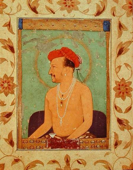 Emperor Jahangir (1569-1627) à École indienne