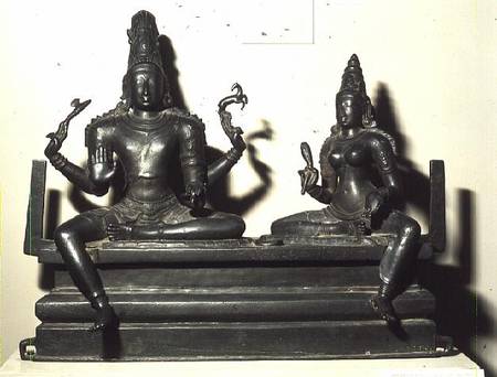 Shiva and Parvati, Chola Dynasty à École indienne
