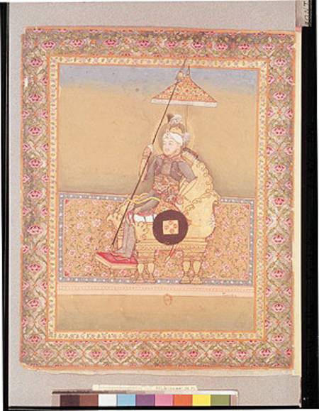 Tamerlane (1336-1404) from an album of portraits of Moghul emperors à École indienne