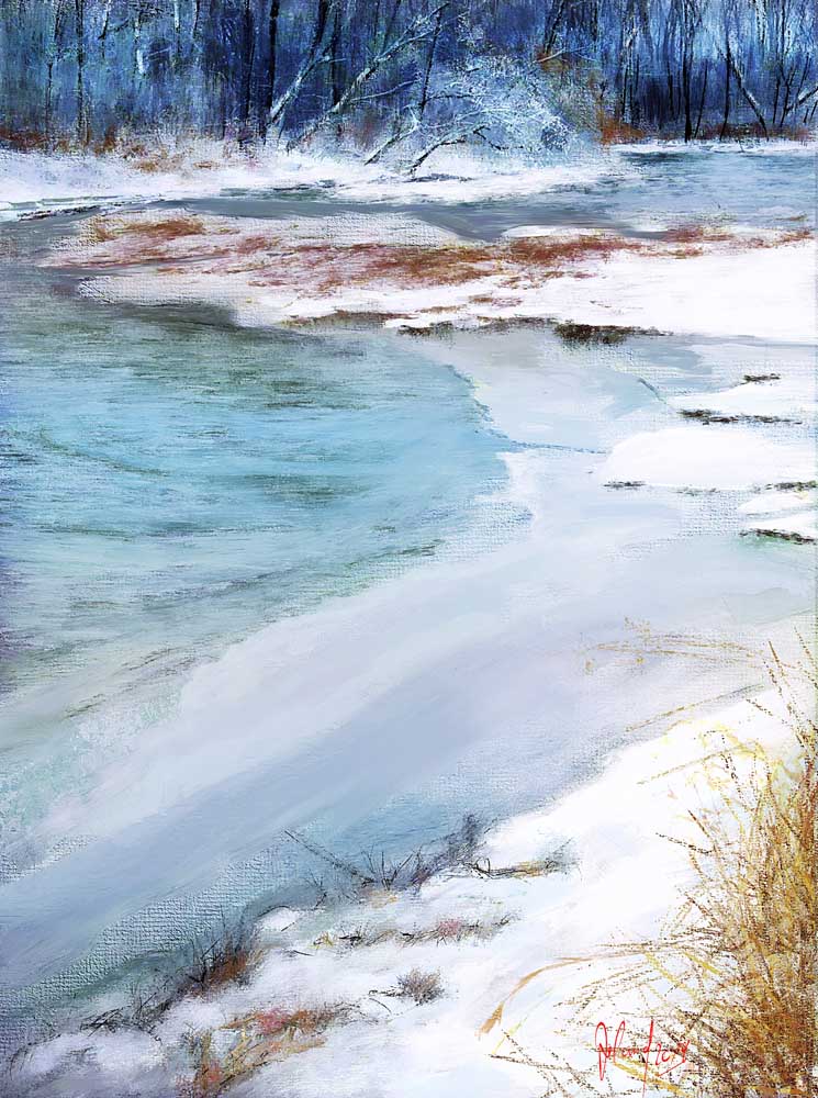 Icy landscape à Georg Ireland