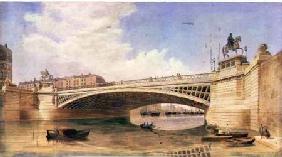 Design for Carlisle Bridge, now O'Connell Bridge, Dublin, attributed to the office of Messrs Turner