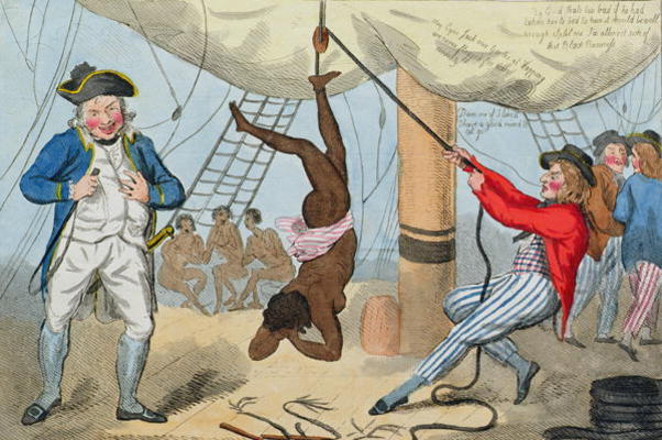 The Abolition of the Slave Trade, 1792 (coloured etching) à Isaac Cruikshank