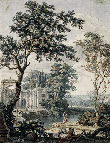Arcadian Landscape à Isaac de Moucheron