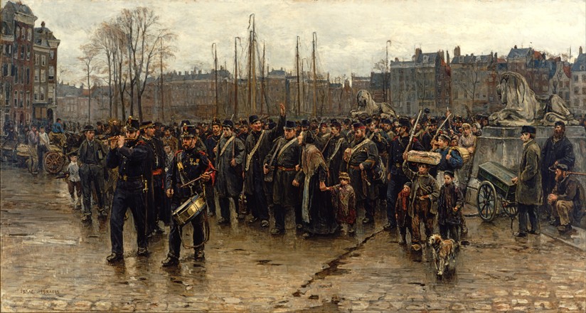 Transport of colonial soldiers à Isaac Israels