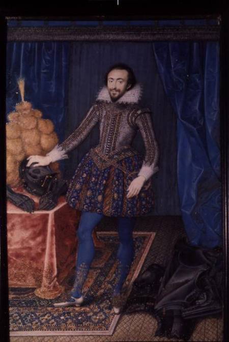 Portrait of Richard Sackville, 3rd Earl of Dorset (1589-1624) à Isaac Oliver