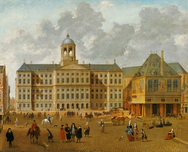 The Town Hall On The Dam, Amsterdam à Isaac van Nickele