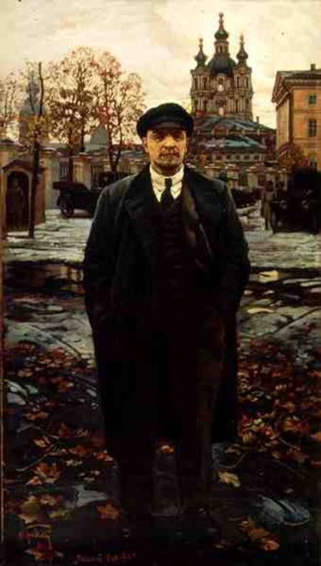 Vladimir Ilyich Lenin (1870-1924) at Smolny à Isaak Brodskij