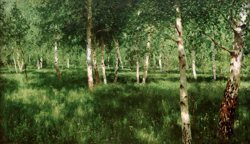 Birch Grove à Isaak Iljitsch Lewitan