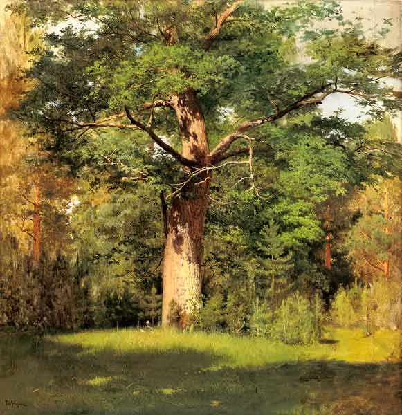 Le chêne à Isaak Iljitsch Lewitan