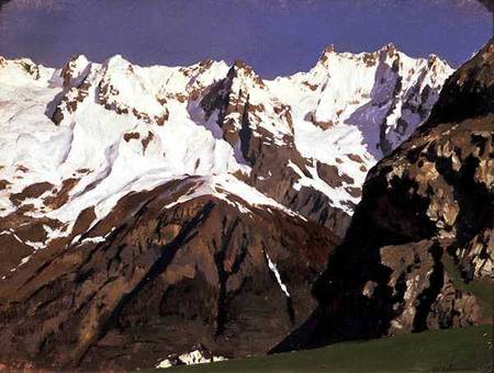 Mont Blanc Mountains à Isaak Iljitsch Lewitan