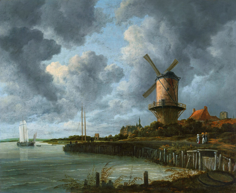 Die Mühle von Wijk bij Duurstede à Isaak van Ruisdael