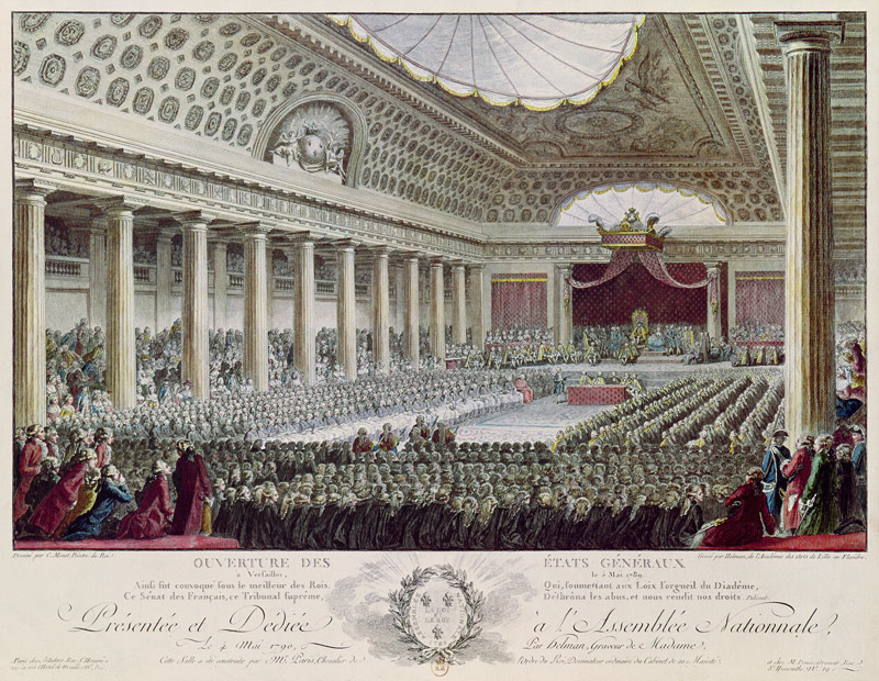 Opening of the Estates General at Versailles, 5th May 1789 à Isidore Stanislas Helman