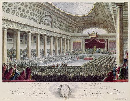 Opening of the Estates General at Versailles, 5th May 1789