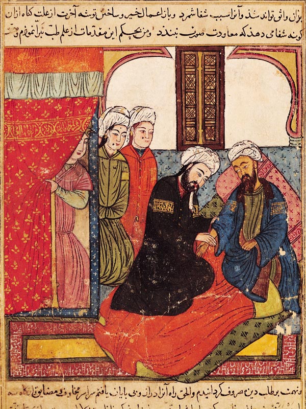 F.111 A Medical Consultation, from 'The Book of Kalila and Dimna' from 'The Fables of Bidpay' à École islamique