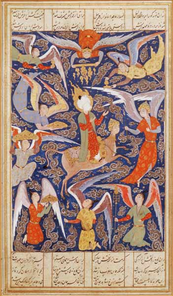 The Ascension of the Prophet Mohammed, Persian à École islamique
