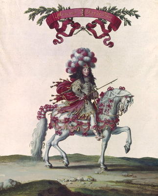 Philippe I (1640-1701) Duke of Orleans as the King of Persia, part of the Carousel Given by Louis XI à Israel, le Jeune Silvestre