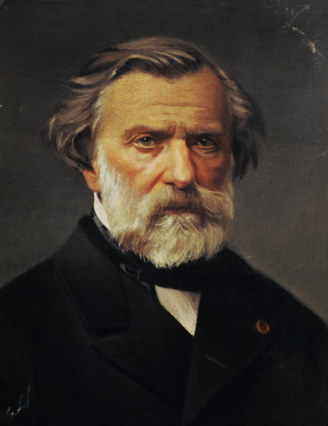 Ambroise Thomas (1811-96) previously thought to be Guiseppe Verdi à École picturale italienne