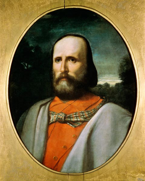 Portrait of Giuseppe Garibaldi (1807-82) à École picturale italienne