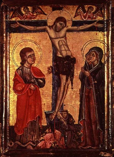 The Crucifixion à École picturale italienne