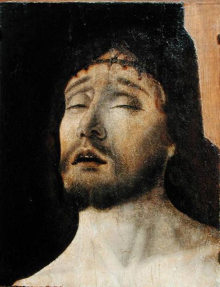 Head of the Dead Christ à École picturale italienne