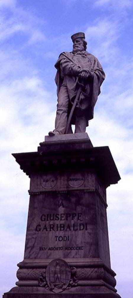 Monument to Giuseppe Garibaldi (1807-82) à École picturale italienne
