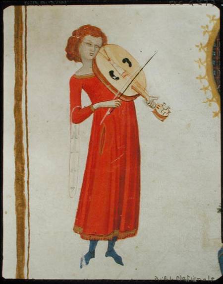 A Musician, from 'De Musica' by Boethius 480-524) à École picturale italienne