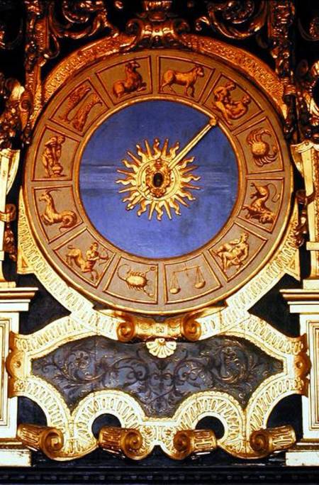 Orologio Zodicale (Zodiac Clock) à École picturale italienne
