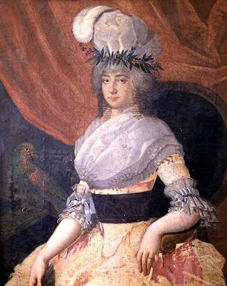 Portrait of Elizabeth Sophie Ghibellini à École picturale italienne