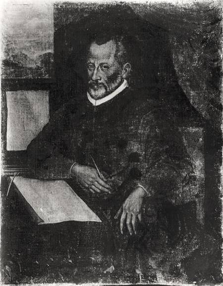 Portrait of Giovanni Pierluigi da Palestrina (1525-94) à École picturale italienne