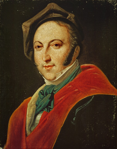 Portrait of Gioacchino Rossini (1792-1868) à École picturale italienne