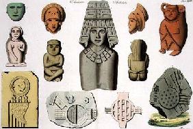 Central American Antiquities, plate 46 from 'The History of the Nations'