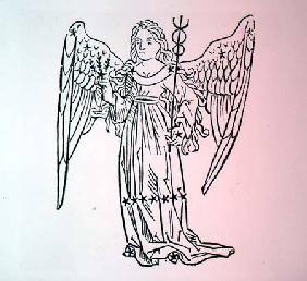 Virgo (the Virgin) an illustration from the 'Poeticon Astronomicon' by C.J. Hyginus, Venice