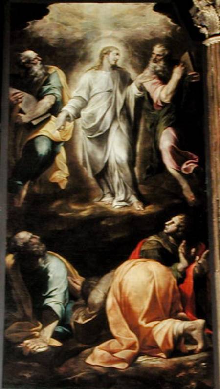 The Transfiguration of Christ from the organ à École picturale italienne