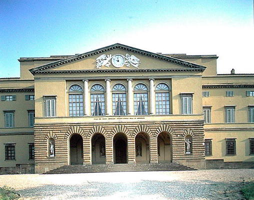 View of the facade (photo) à École picturale italienne