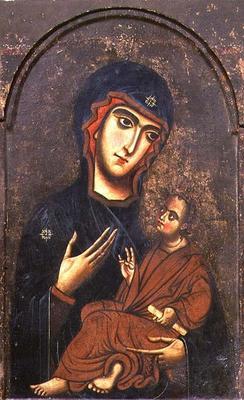 Madonna and Child, known as the Pisa Madonna, Florentine School (tempera on panel)