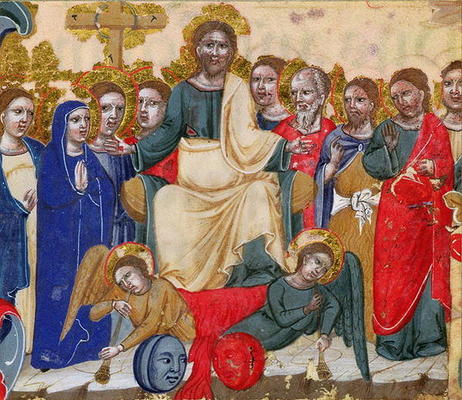 The Last Judgement (vellum) à École italienne (14ème siècle)