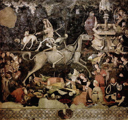 The Triumph of Death (fresco) à École italienne (15ème siècle)
