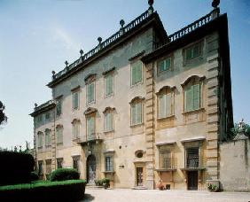 Facade of Villa La Pietra (photograph)