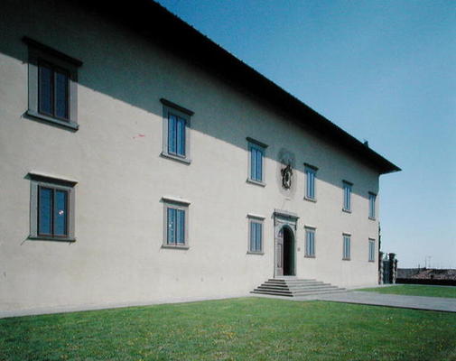 Villa Medicea di Cerreto Guidi, begun 1567 (photo) à École italienne (16ème siècle)