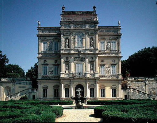 View of the Casino del Bel Respiro, built by Alessandro Algardi (1602-54) and Giovanni Francesco Gri à École italienne (17ème siècle)